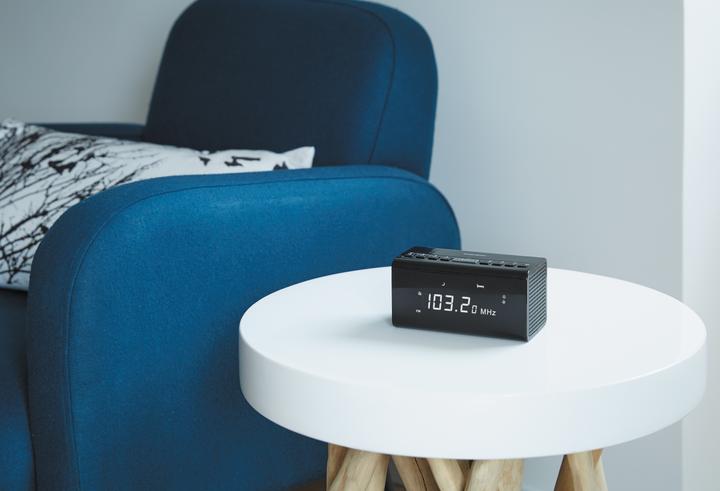 Produktbild Thomson CR50 - Uhr - FM - Schwarz - AAA - AC - Batterie/Akku - 130 mm