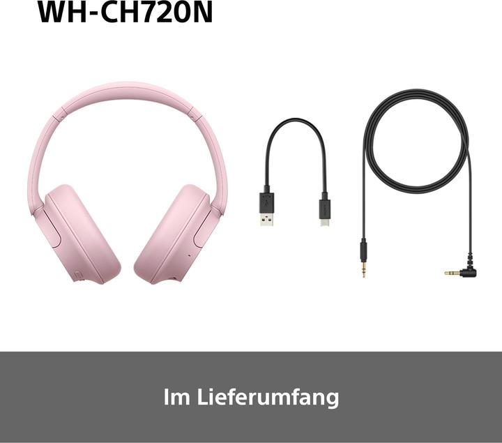Produktbild Sony WH-CH720N (DNC, 35 h, Kabellos, Kabelgebunden)