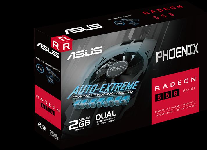 Image du produit ASUS PH-550-2G Radeon RX 550 (2 Go)