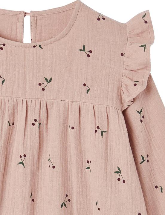 Actual product image Vertbaudet Girls' dress with flounces, muslin (92)