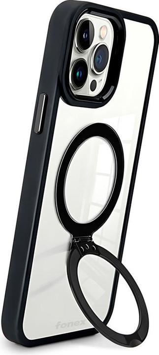 Actual product image Fongex iPhone 15 Pro - Fonex Kickstand case with magnet light blue (Apple iPhone 15 Pro)