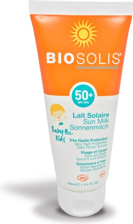 Biosolis Baby & Kids (Sonnenmilch, SPF 50, 100 ml, 151 g)
