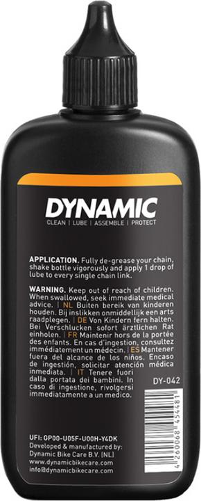 Immagine prodotto Dynamic Bike Care Wet Lube Premium (100 ml, Olio per catene)