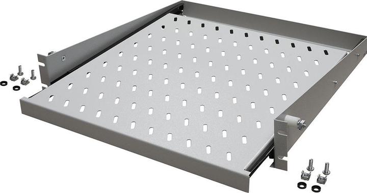 Image du produit RND Components Étagère coulissante pour boîtier 19″, RND, 416mm, Gris