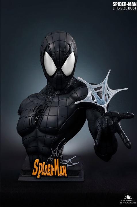 Image du produit Queen Studios Marvel Comics "Spider-Man Black" 1/1 Buste Lifesize