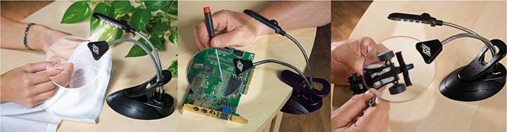Image du produit Wedo Loupe de bureau avec LED