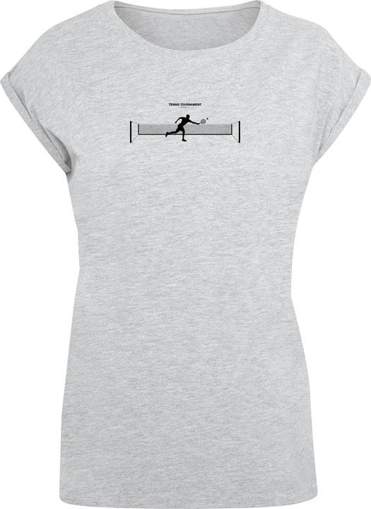 Produktbild Merchcode Ladies Tennis Round 1 Extended Shoulder Tee - 116323 (S)