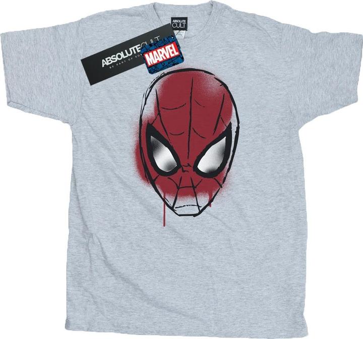 Immagine prodotto Spider-Man Face Sketch Maglietta Ragazzi (152, 158)