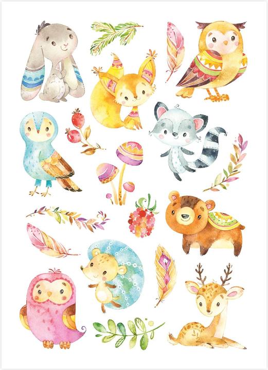 Actual product image Papierdrachen Children's Tattoos - Fairies and Trolls