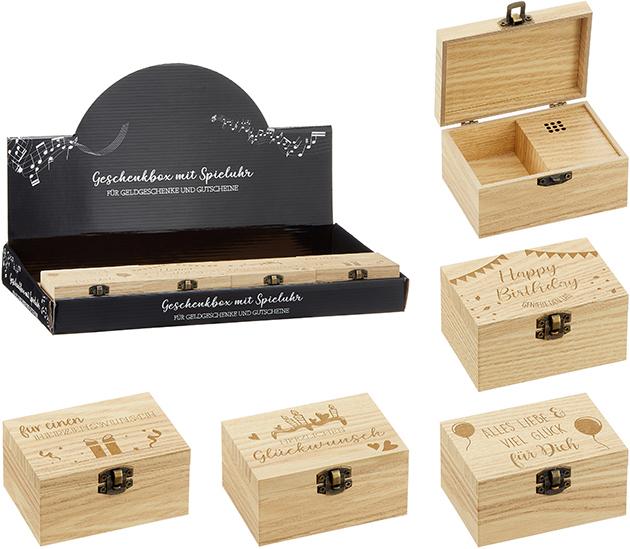 Image du produit Roost Boîte à musique Music box 10031491 ass. 10x5x7cm