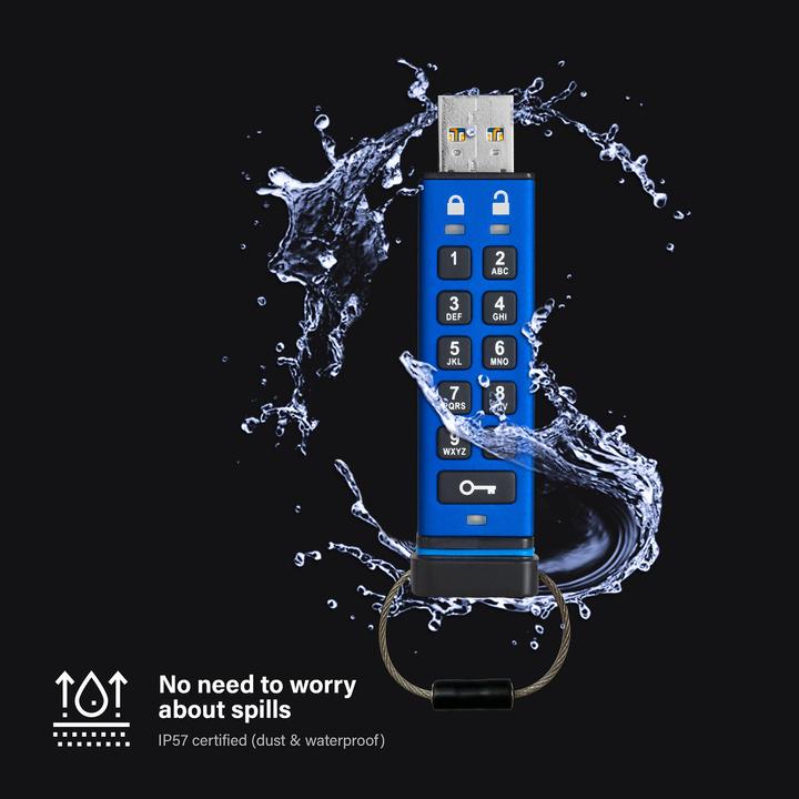 Actual product image iStorage Datashur Pro (64 GB, USB 3.0, USB-A)