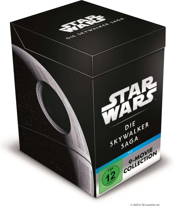 Image du produit Star Wars - La boîte Blu-ray de la saga Skywalker (Blu-ray, 2020, Allemand)