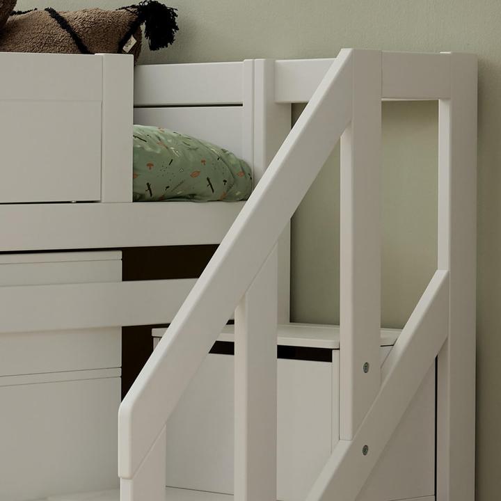 Produktbild Lifetime Kidsrooms ALL IN ONE KOMBO, Halbhochbett mit Schreibtisch 152 Roll Lattenrost (102 x 257 cm)