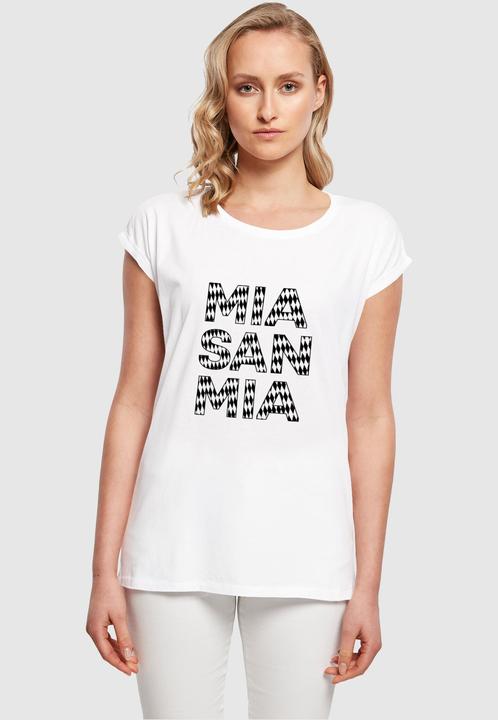 Produktbild FC Bayern München Ladies MSM Outline Extended Shoulder Tee - 115337 (3XL)