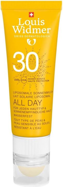 Louis Widmer Protezione solare per tutto il giorno Combi profumata (Crema solare viso, SPF 30, 25 ml, 39 g)