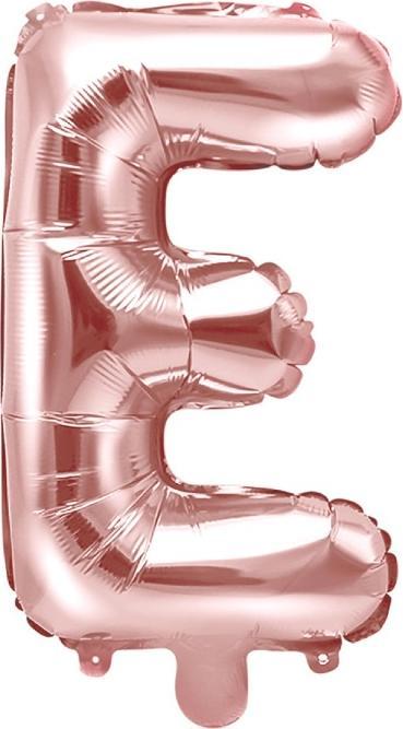 Image du produit Partydeco Ballon lettre en aluminium 35cm or rose - E