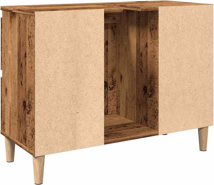 Immagine prodotto VidaXL Waschbeckenunterschrank Altholz-Optik 80x33x60 cm Holzwerkstoff (80 x 33 x 60 cm)