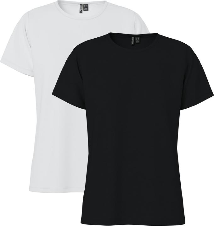 Image du produit Pieces Pcamira Ss Tee 2-Pack Jrs Noos Bc (S)