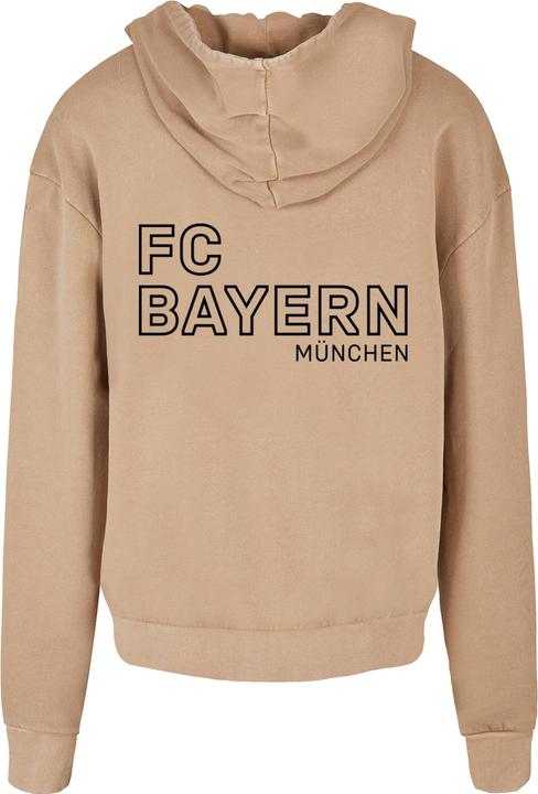 FC Bayern München Mia San Mia B/W Acid Washed Oversized Hoody - 131335 (M)