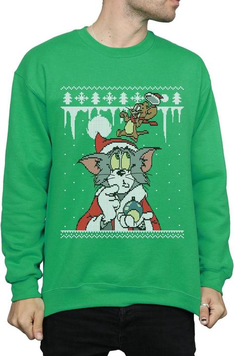 Immagine prodotto Tom & Jerry Christmas Fair Isle Felpa Uomo (S)