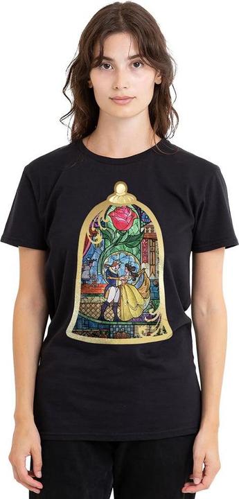 Immagine prodotto Beauty And The Beast Maglietta Vetro Colorato Adulto Unisex (XXL)