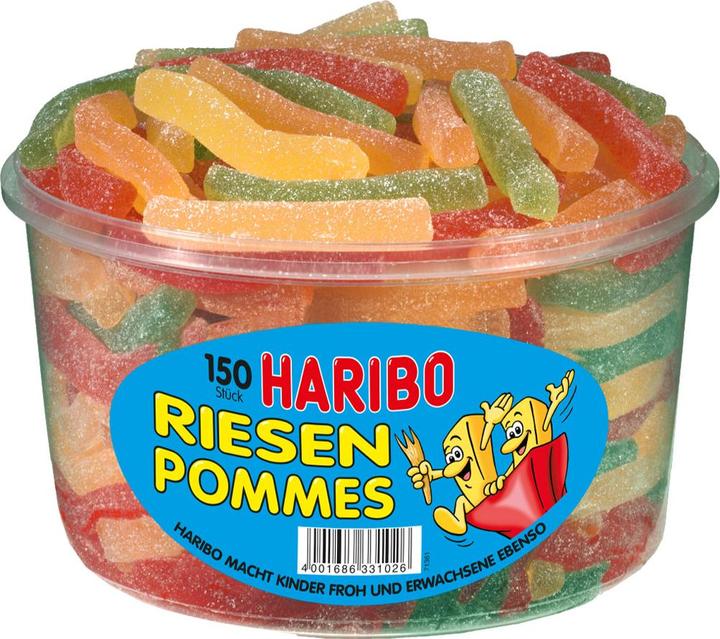 Actual product image Haribo Riesen-Pommes (150 pcs., 1200 g)
