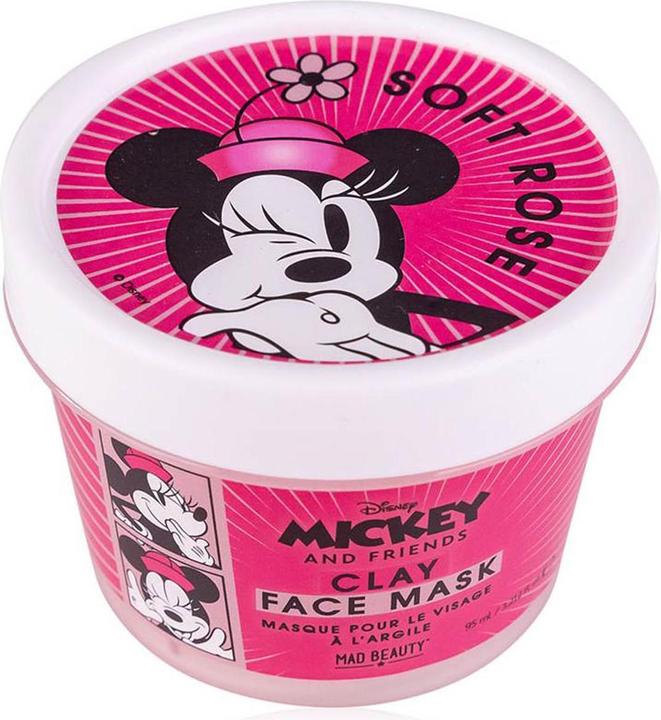 Actual product image Mad Beauty Minnie Mouse Soft Rose Scented Clay Face Mask 90ml (95 ml)