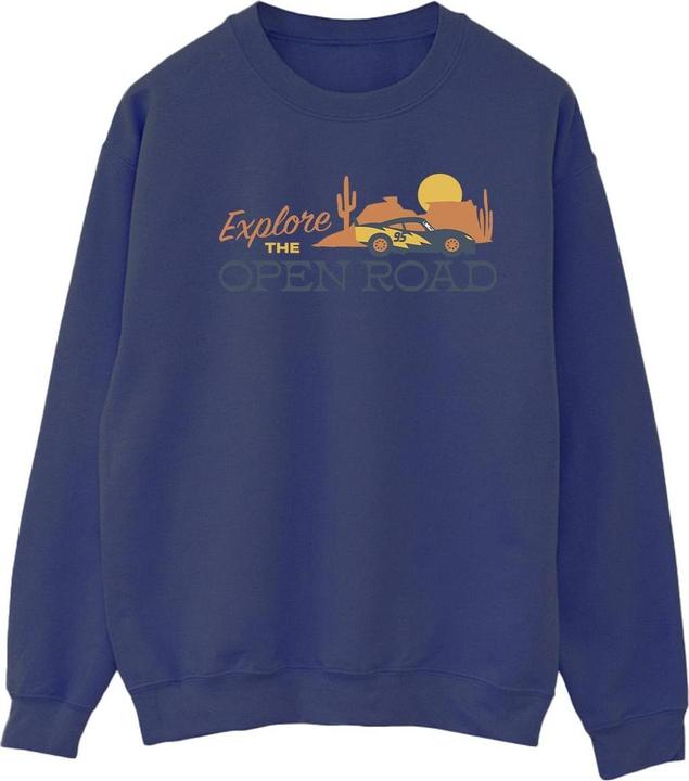 Actual product image Disney Womens/Ladies Cars Explore The Open Road Sweatshirt (L)