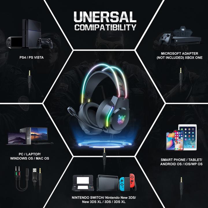 Produktbild Onikuma X26 Gaming-Kopfhörer (kabelgebunden) Schwarz