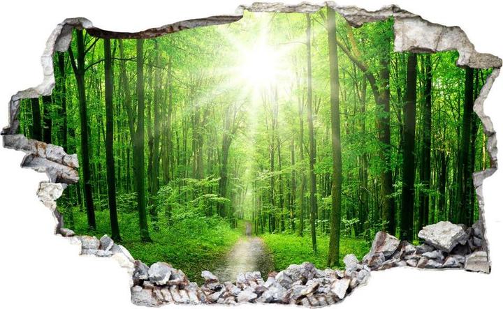 Immagine prodotto Trenddeko foresta soleggiata 3D (95 x 58 cm)