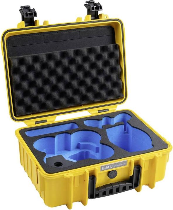 Productafbeelding B&W International B&W drone.koffer PP.166 geel voor DJI Avata 2 (Drone koffer, DJI Avata 2)