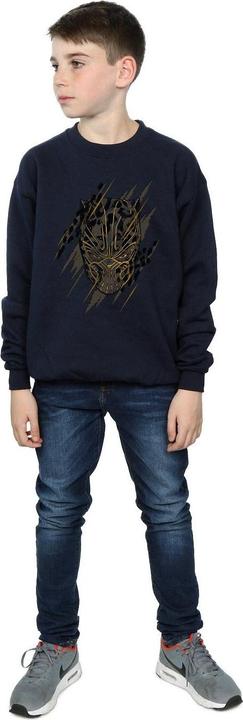 Immagine prodotto Black Panther Gold Head Felpa Ragazzi (152, 158)