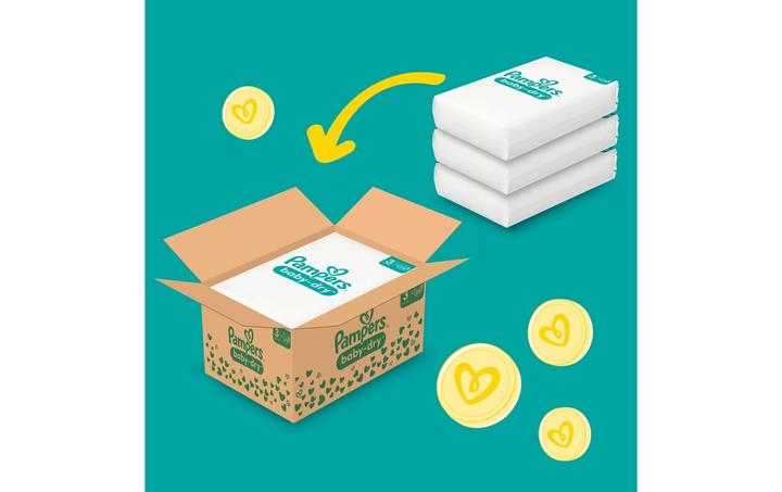Image du produit Pampers Baby-Dry (Taille 3, Pack mensuel, 222 pièce(s))