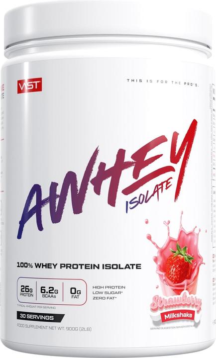 Immagine prodotto Vast AWHEY - 100% Proteine Whey Isolate - 900g (Fragola, 1 pz., 900 g)