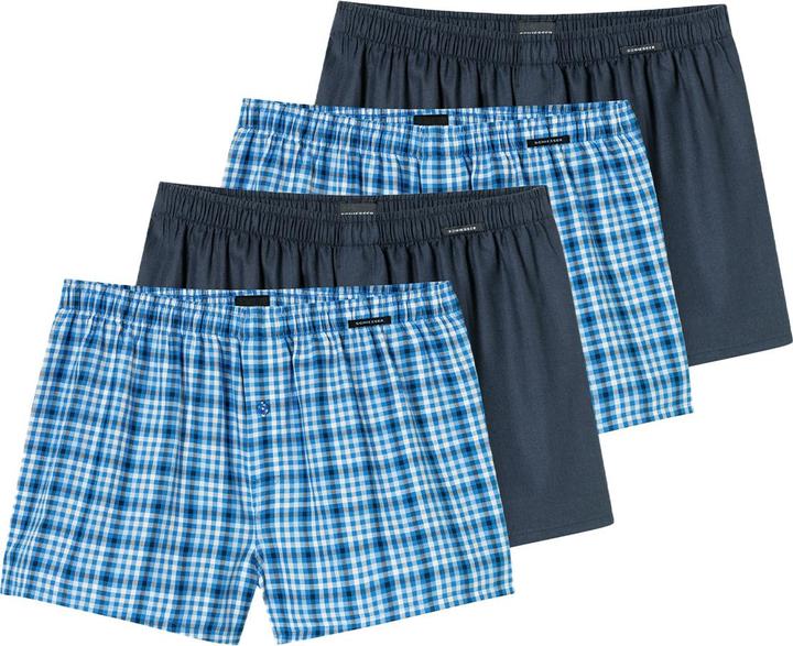 Actual product image Schiesser 4er Pack Web Boxershorts (5, M, pack of 4)