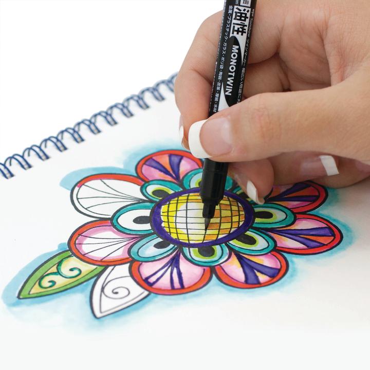 Produktbild Tombow Mono twin Zeichen-Marker (Black, 0.40 mm, 1 x)