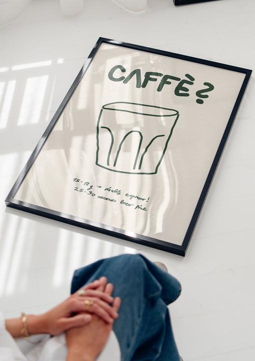 Produktbild Plakativ Caffè? (Green) Poster A3 (30 x 42 cm)