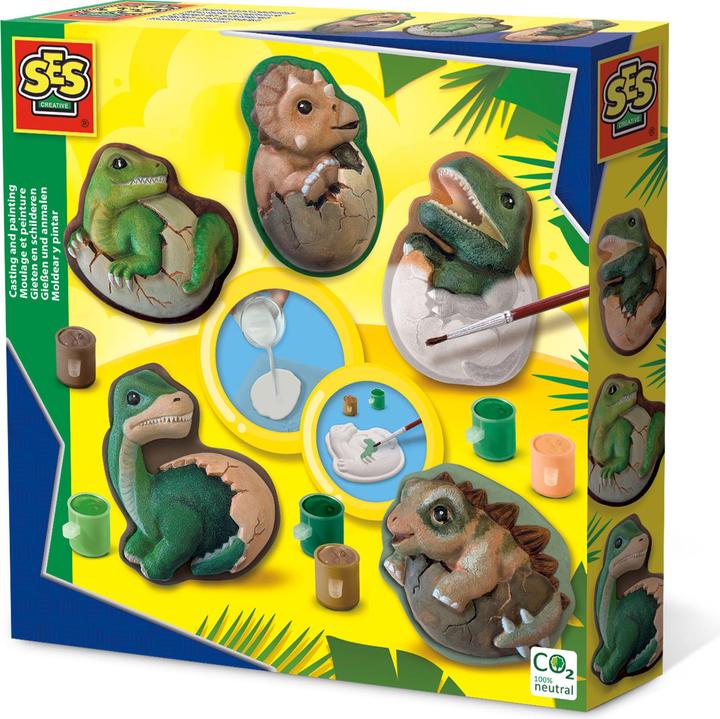 Actual product image Ses Creative Casting and Painting - Dino Eggs