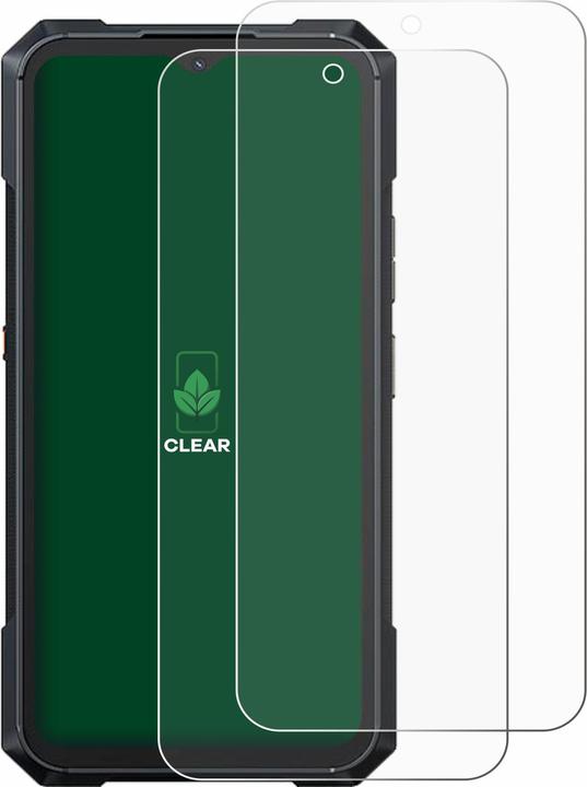 Actual product image ScreenLeaf Protective film sustainable screen protector screen protector film clear transparent (2 Piece, Cubot King Kong)
