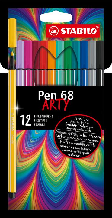 Actual product image STABILO Pen 68 Arty (Sorted, 12 x)