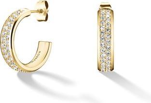 Actual product image Rosefield Sparkling Gold-Plated Earrings With Zircons Jechg-J928