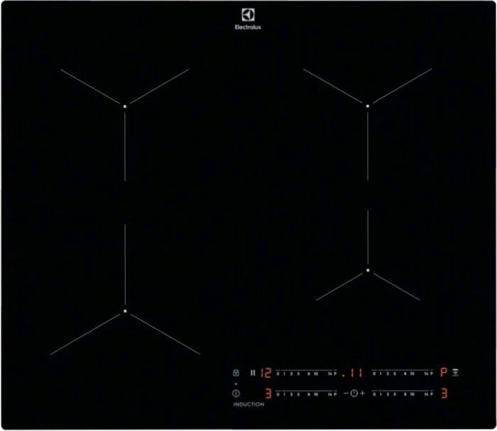 Image du produit Electrolux LIL61443C Noir Plaque de cuisson à induction 59 cm 4 Cuiseur(s)