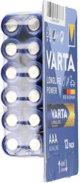 Immagine prodotto Varta Scatola di alimentazione LONGLIFE (12 pz., AAA, 1260 mAh)