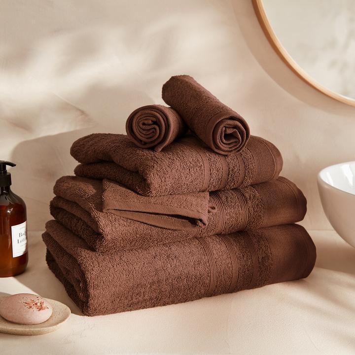 Produktbild La Redoute Interieurs Pack Waschlappen Zavara (15 x 21 cm)