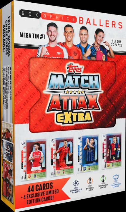 Produktbild Topps - Match Attax Champions League EX 2025 Mega Tin - (UCLMAEXT25-06) (Booster Pack)