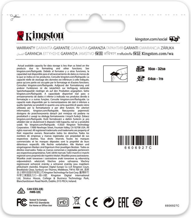 Produktbild Kingston Canvas Go! Plus microSD (256 GB, microSDXC, U3, UHS-I)