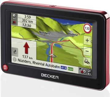 Actual product image Becker ACTIVE 43 Talk, Bluetooth, TMC, European maps
