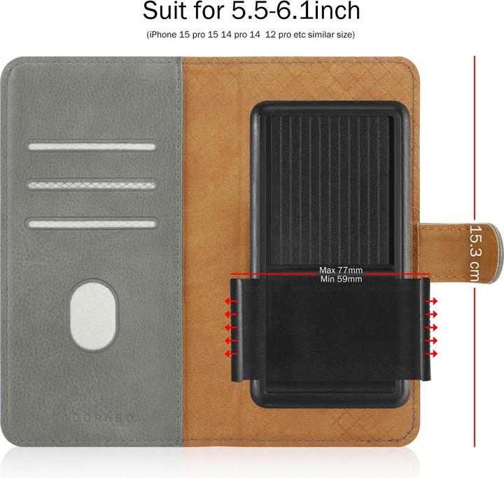 Produktbild Cadorabo Hülle für Asus ZenFone LIVE L1 Book Case Style (Asus Zenfone Live L1)