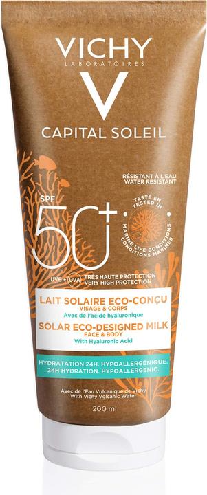 Vichy Capital Soleil Feuchtigkeits Sonnenmi LSF50+, 200 ml CRE (Sonnenmilch, SPF 50+, 200 ml)