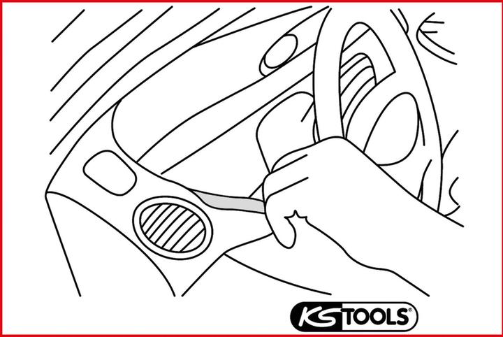 Produktbild KS Tools Kunststoffkeil-Satz, 5-tlg